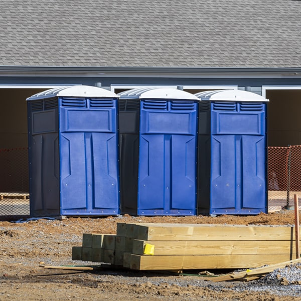 how can i report damages or issues with the portable restrooms during my rental period in Riesel